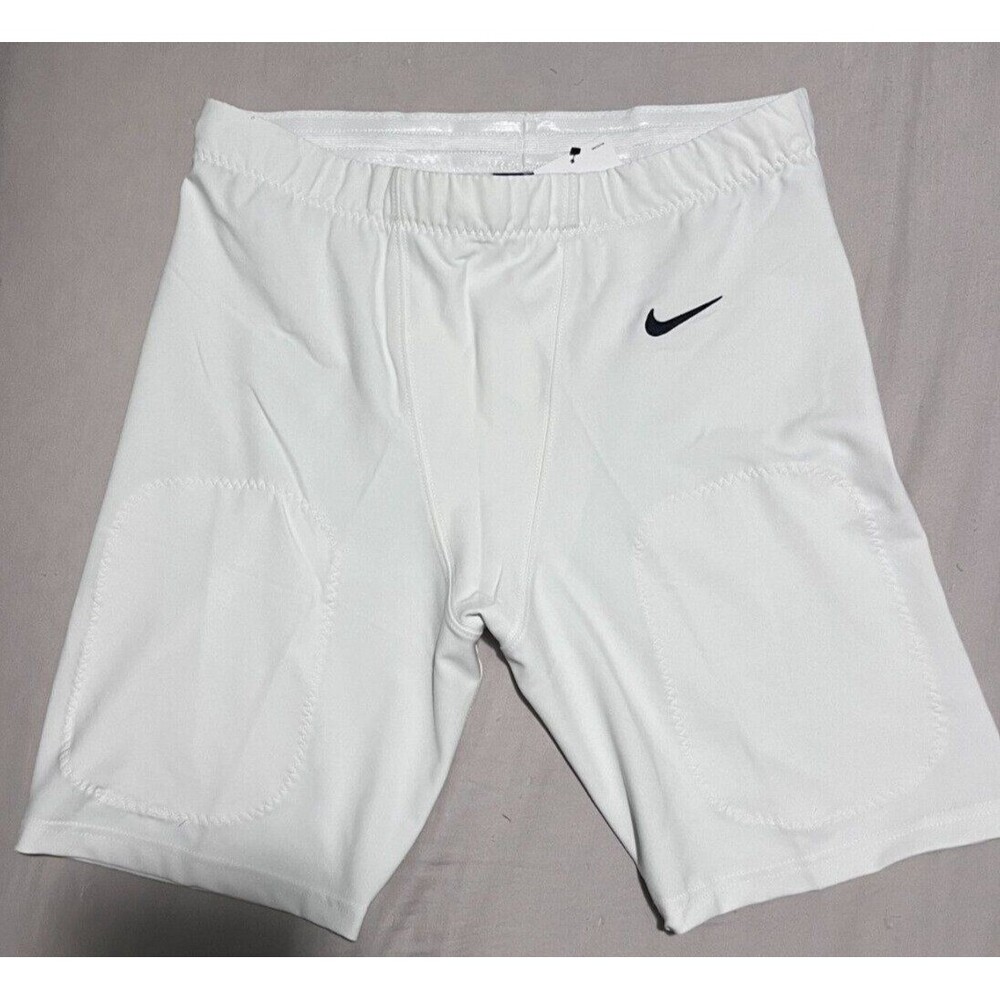 Nike Vapor Untouchable White Shorts Tights Football (CW3972-100) Sz L